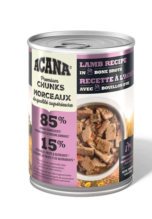 Premium Chunks, Lamb Recipe in Bone Broth